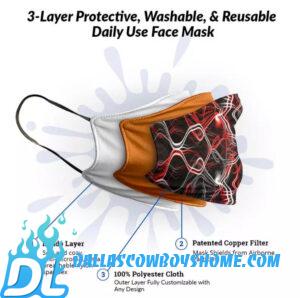 Dallas Cowboys Face Mask No19