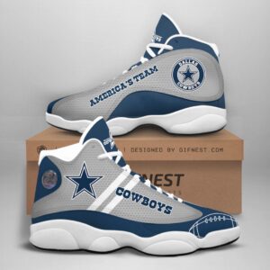 Cowboys Custom Jordan Shoes