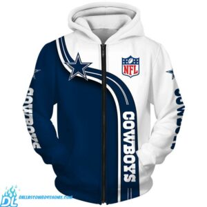 Dallas Cowboys Full Zip Hoodies No9