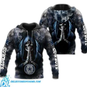 Dallas Cowboys Skull Hoodie Limited Design