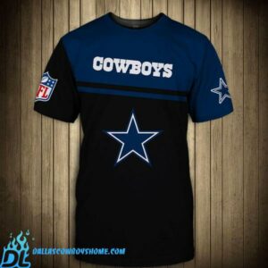 Dallas Cowboys Skull T-Shirt 3D Short Sleeve
