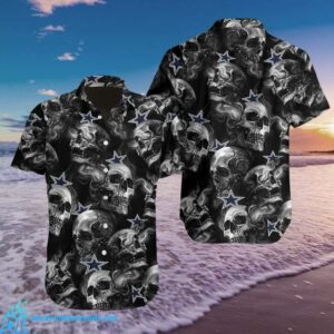NFL Dallas Cowboys Star American Football Skull Hawaiian Shirts 