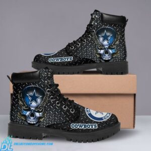 Dallas Cowboys boots skull