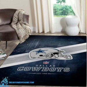 Dallas Cowboys rug helmet custom with line grey