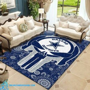 Dallas Cowboys rug skull custom 3D