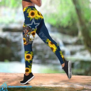 Dallas Cowboys leggings sunflower