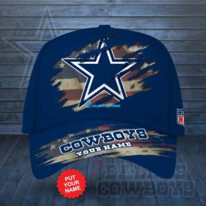 Dallas Cowboys custom 3D cap print full C006