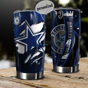 Dallas Cowboys Personalized Custom Name Tumbler