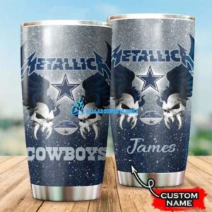 Dallas Cowboys custom name tumbler print full