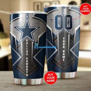 Dallas Cowboys custom racing tumbler