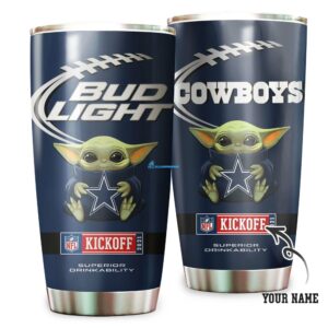 Dallas Cowboys personalized tumbler
