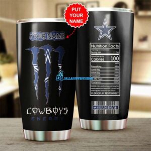 Dallas Cowboys tumbler black