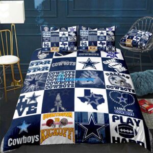 Dallas Cowboys custom print full 3D bedding set B004