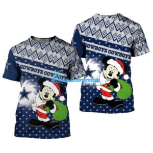 Dallas Cowboys christmas t shirt