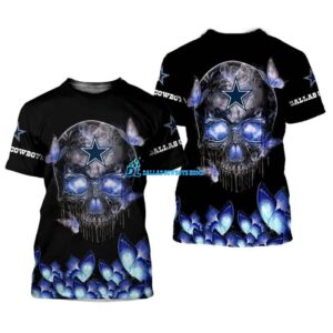 Dallas Cowboys skull t shirt