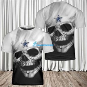 Dallas Cowboys skull t shirt K012
