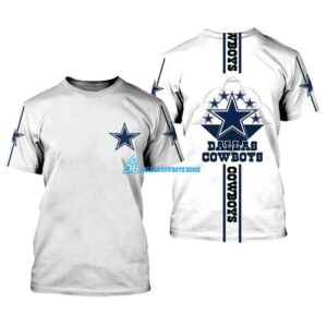 white Dallas Cowboys tshirt