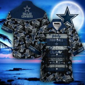 Dallas Cowboys Hawaiian shirt 0001220008 Design by Dallas Cowboys Home