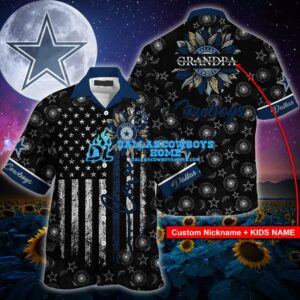 Dallas Cowboys Hawaiian shirt 0001220010 Design by Dallas Cowboys Home