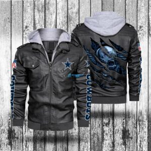 Dallas Cowboys Leather Bomber Jacket