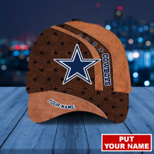 Custom Name Vintage Dallas Cowboys Cap Print Full