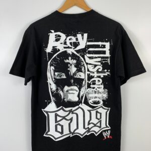 Vintage Rey Mysterio 619 Wwe Double Side Print T-Shirt Black Size M