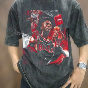 Vintage Wash Michael Jordan T-Shirt, Basketball Shirt, Michael Jordan, Michael Jordan Graphic Tee,  Oversized Sport T-Shirt