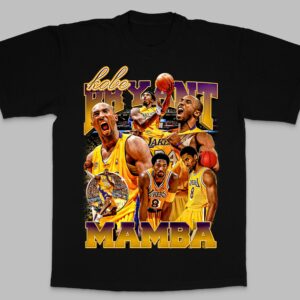 Kobe Bryant La Vintage Tshirt Available In Multiple Colors. High Quality Tshirt With Oversize Print !