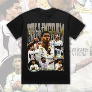 Bootleg Vintage 90S Style Jude Bellingham T-Shirt Real Madrid