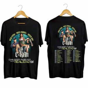C-Kan - Cualquier Parecido Con La Realidad Tour 2024 Shirt, C-Kan Rap Tour Shirt, Rapper C-Kan Fan Shirt, Cualquier Parecido Con La Realidad
