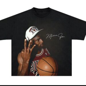 Michael Jordan 3 Peat Graphic T Shirt